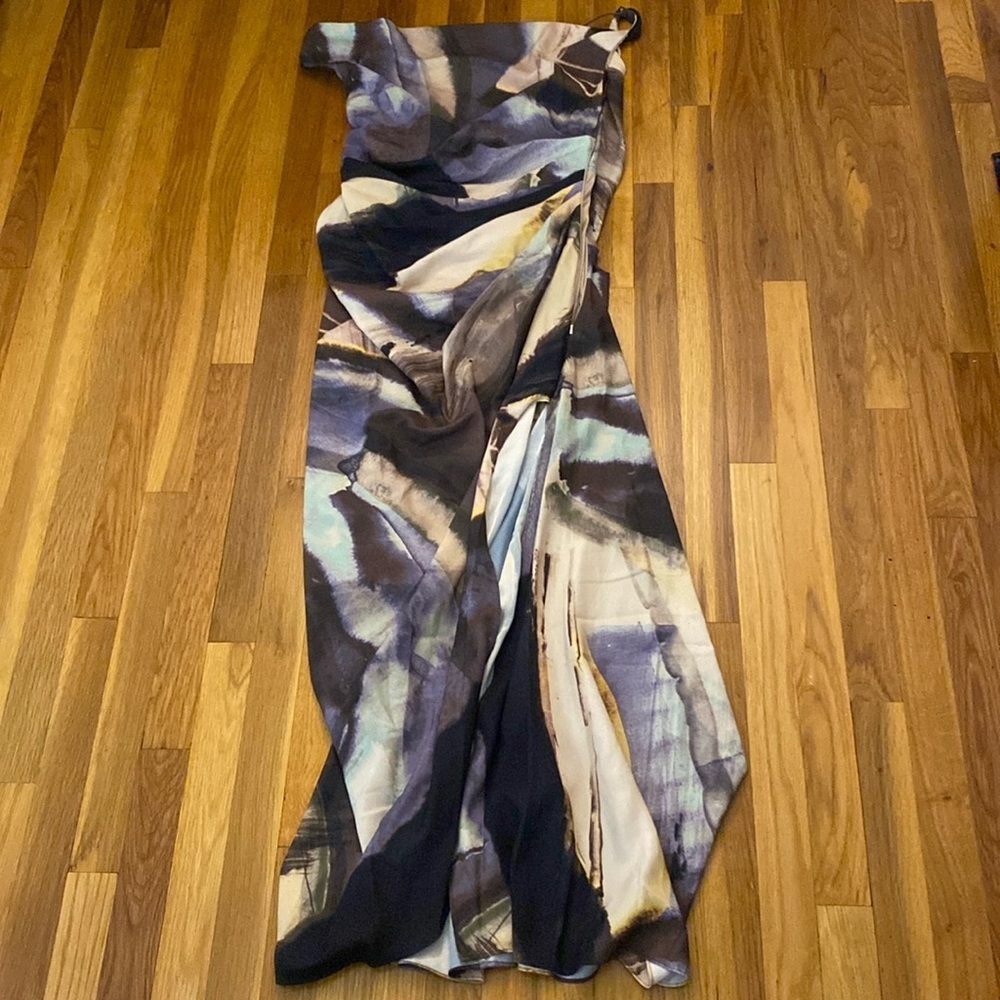 ASOS Women’s Multicolored Open Back Dress Size 8